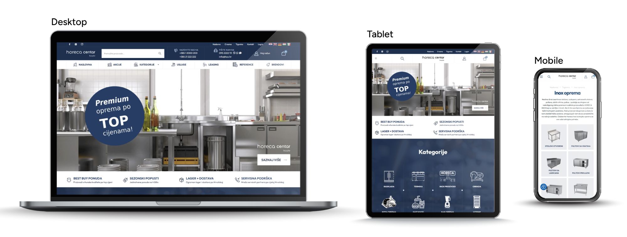 Responzivna WooCommerce web trgovine HCO.hr